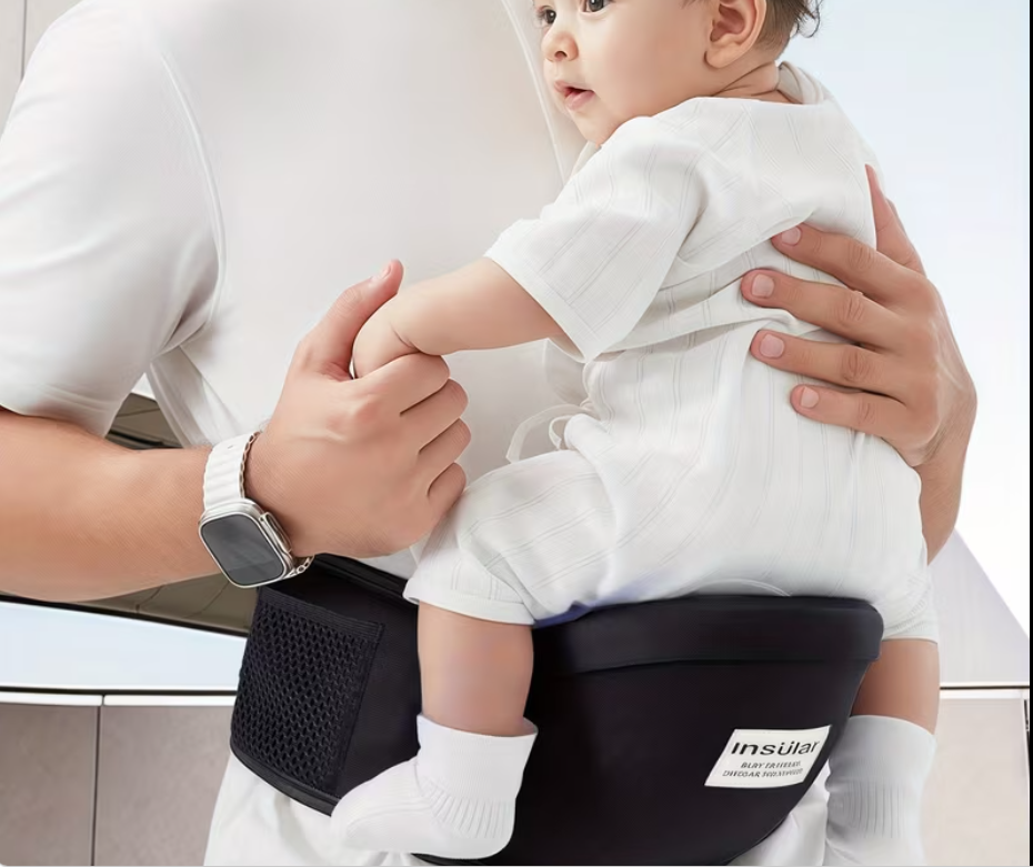 1 Economic Front-Facing Baby Bouncer with Large Pocket